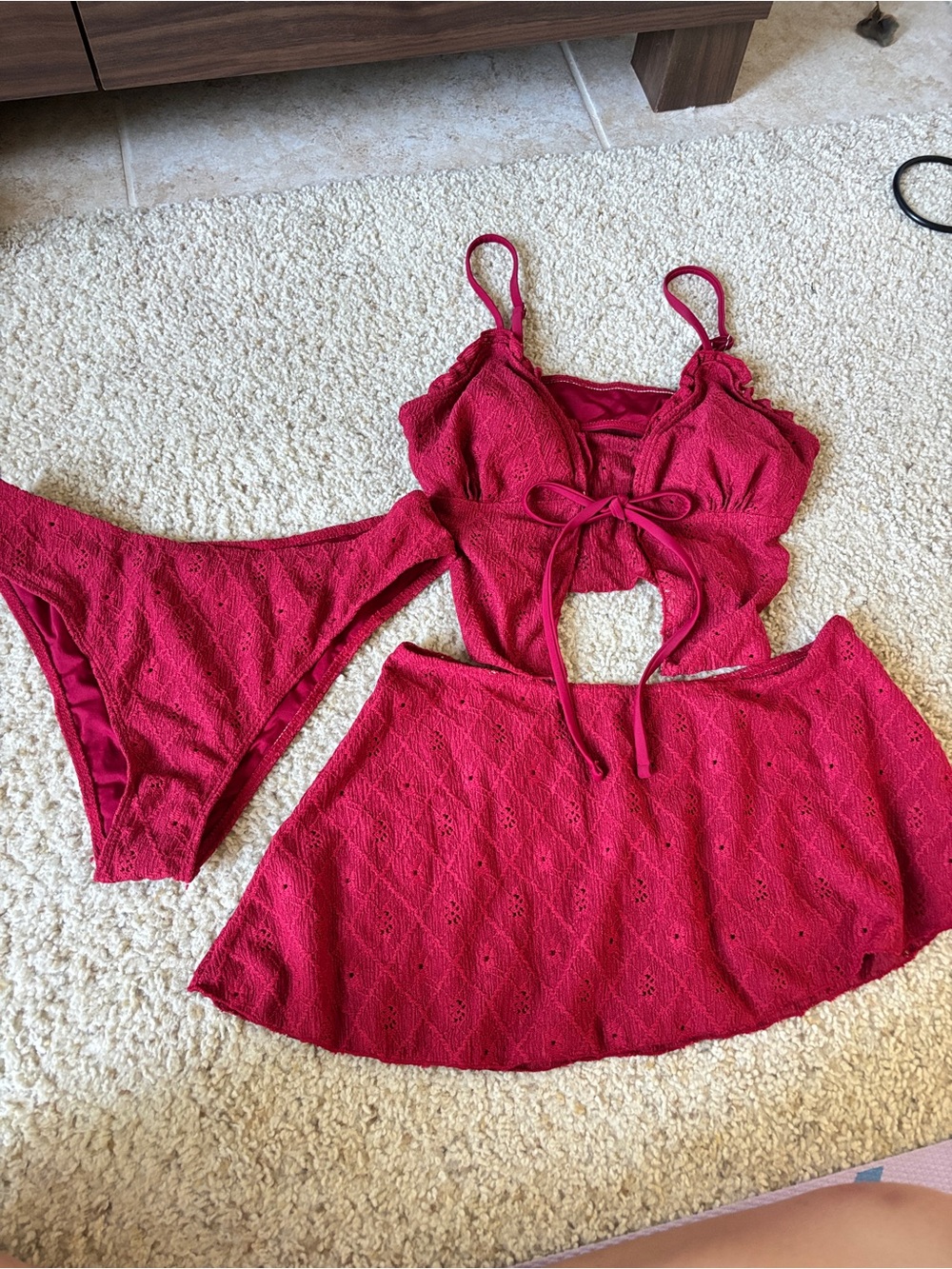 Samiol Swim Red 3 pc set